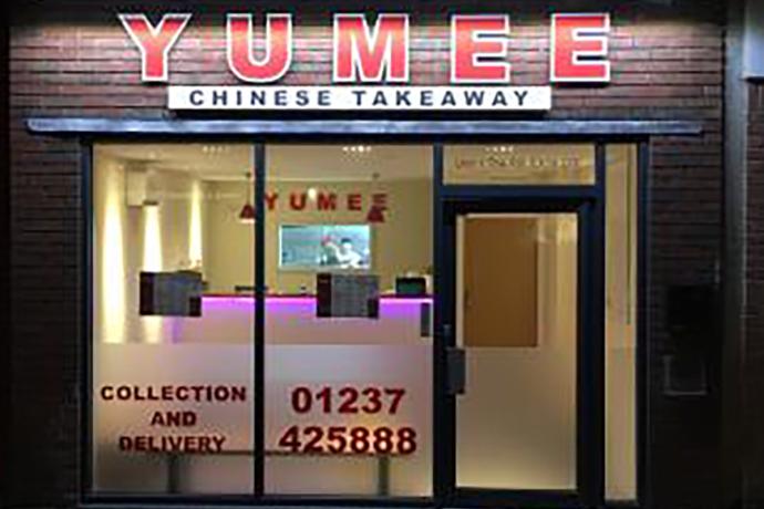 Exterior picture of yumee takeawy bideford