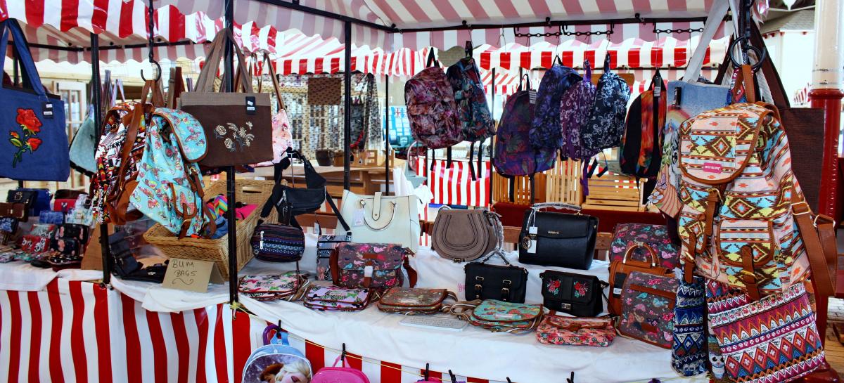 Allys Bags and Cards Stall Bideford Pannier Market